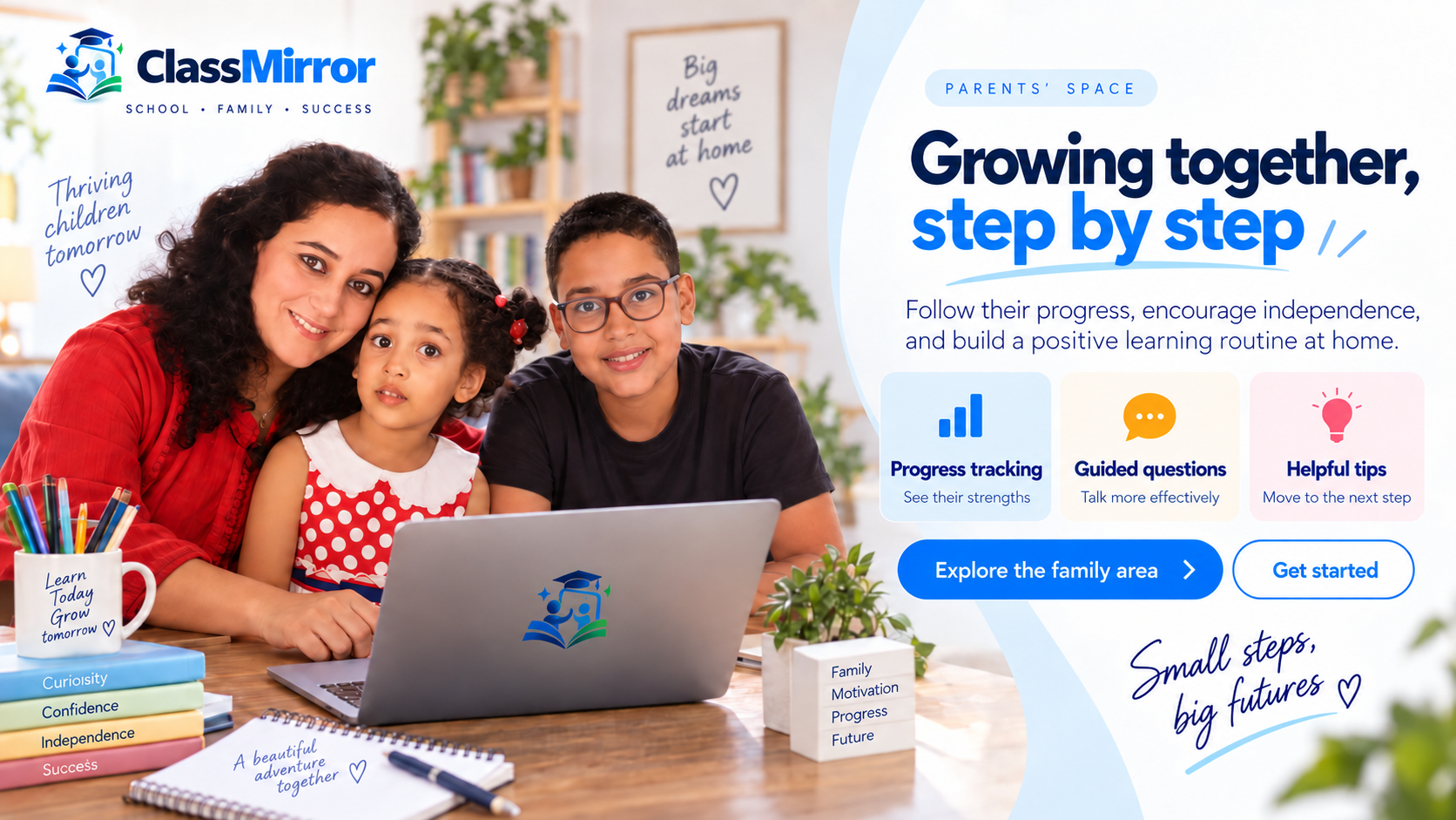 ClassMirror for parents — Support every child at home